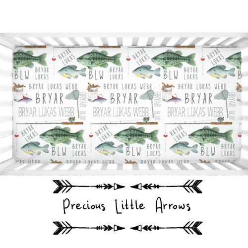 Personalized Fishing Swaddle / Custom Fishing Baby Blanket/ Etsy