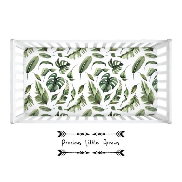 Palm Tree Crib Sheet Etsy