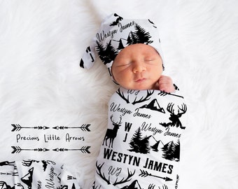 deer swaddle set