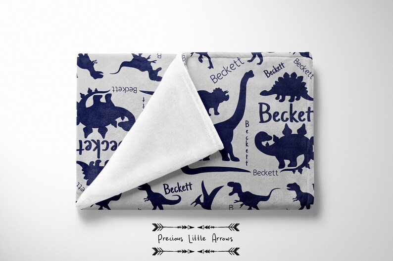 Dinosaur Milestone Blanket / Dinosaur Baby Blanket/ Boys Etsy UK