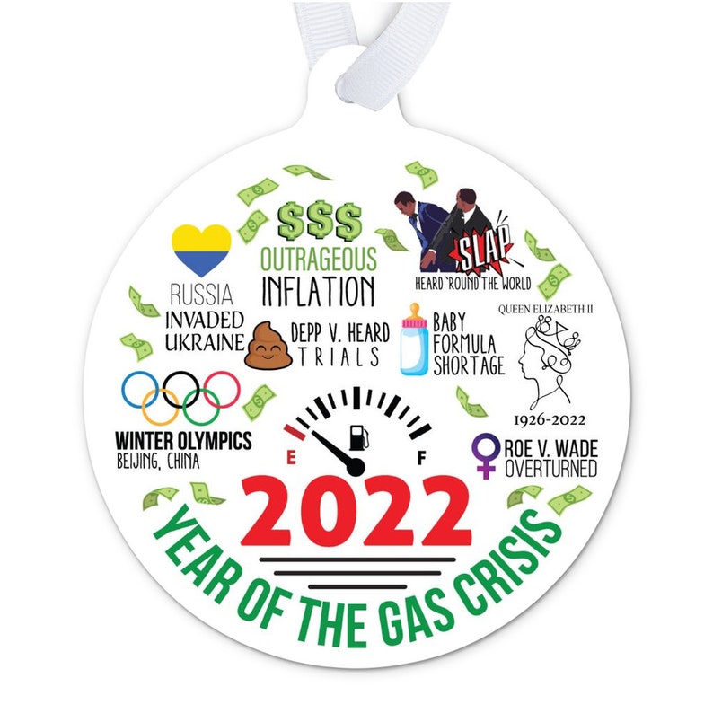 2022 Current Event Ornament 2022 in Review Ornament 2022 Etsy