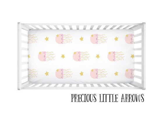 rose gold crib sheet