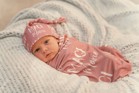 Rose Beanie & Blanket Set Rose Beanie & Blanket Set