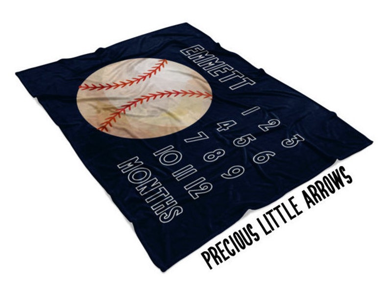 Football Milestone Blanket/ Sports Milestone Blanket/ Football Etsy