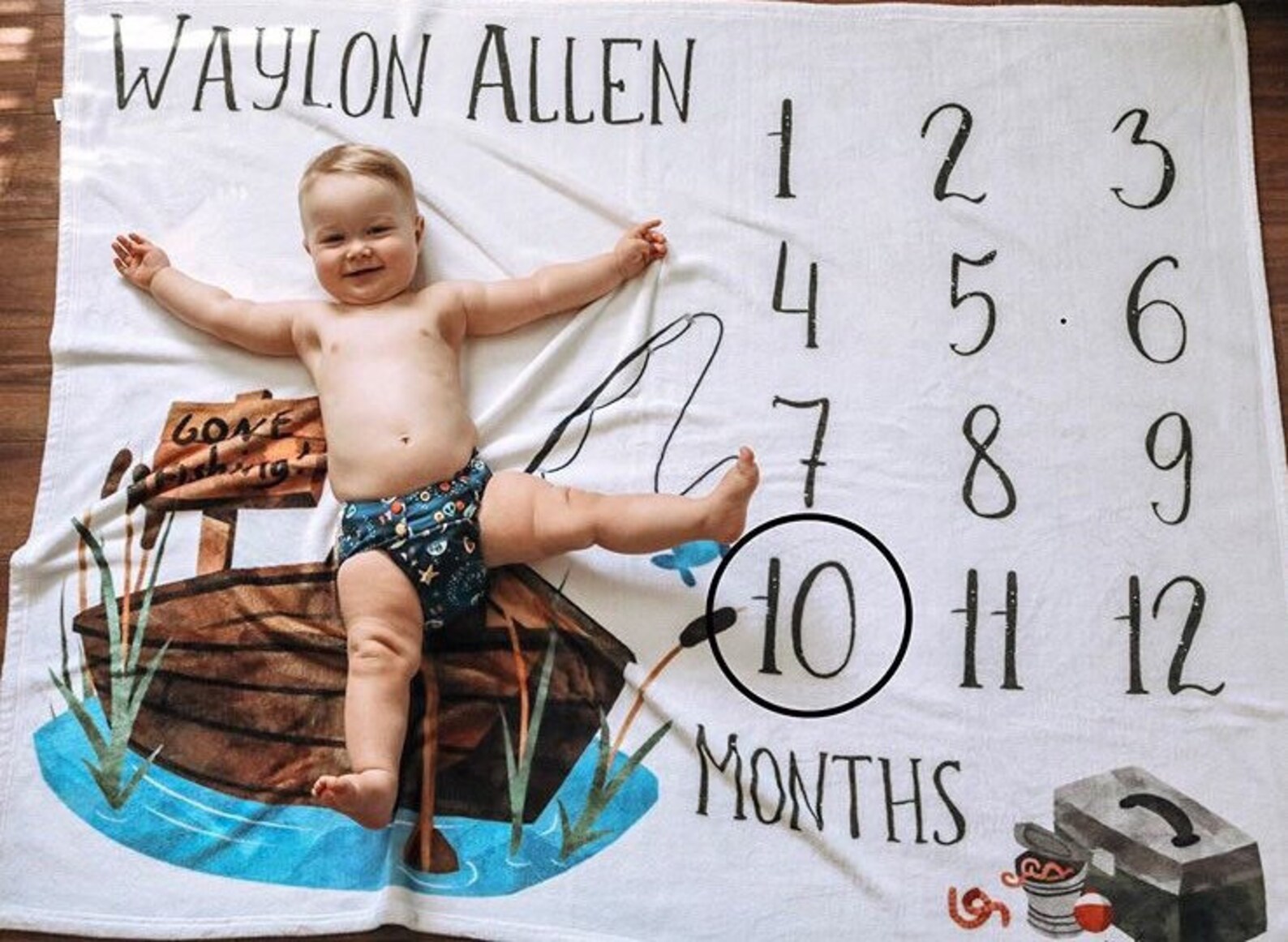 Fishing Crib Sheet / Custom Fishing Bedding / Fishing Nursery/ Etsy