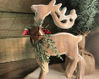 wood deer christmas deer christmas decoration white washed deer christmas decor deer decorated deer wood cutouts deer accent - Christmas Deer Decor wood deer christmas deer christmas decoration white washed deer christmas decor deer decorated deer wood cutouts deer accent - Christmas Deer Decor