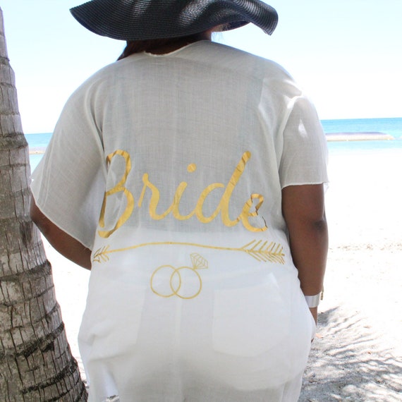 bride cover up beach