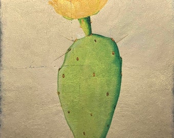 Flowering Prickly Pear cactus