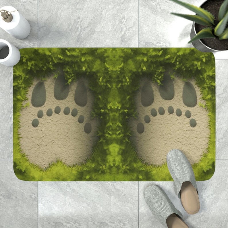 My Neighbor Totoro Rug Memory Foam Bath Mat Studio Ghibli - Etsy