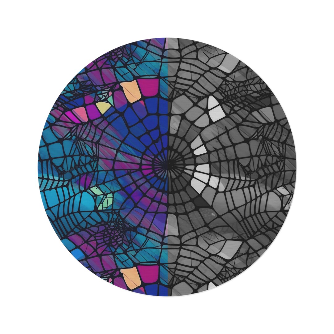 Nevermore Aademy Ophelia Hall Stained Glass Area Rug 60 Etsy