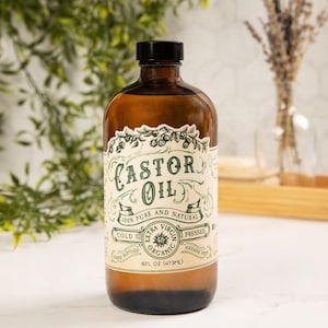Organic COLD PRESSED, Hexane Free Castor Oil