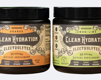 Electrolitos de hidratación limpia