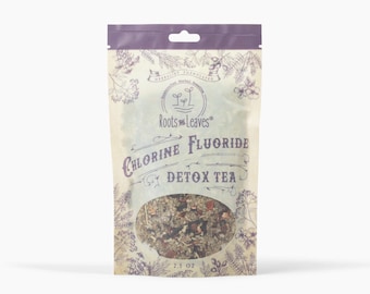 Chlorine & Flouride Detox Tea- Pineal Gland and Whole Body Detox, 100% Organic, Large- 75 servings