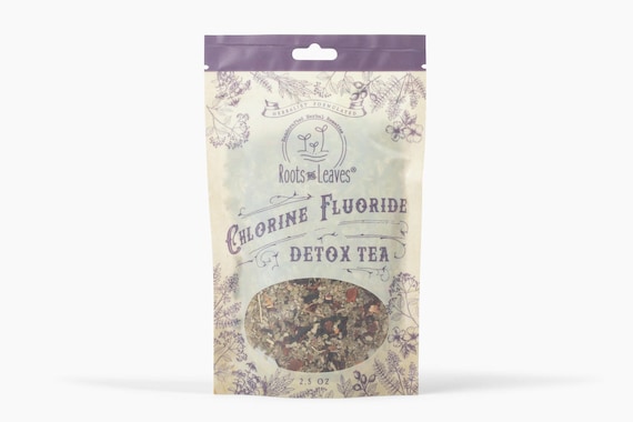 Chlorine & Flouride Detox Tea- Pineal Gland and Whole Body Detox, 100% Organic, Large- 75 servings