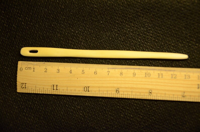 Wooden needles for nalbinding / Set of two / Handcarved Etsy