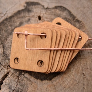 0,8mm weaving tablets, Tablet weaving cards, Card weaving, Tablets for weaving, 5x5cm,Set of 10 - 100, Braid weaving, Viking art, Vytu Vatu