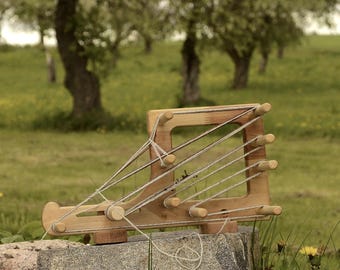 Telar de Inkle, Telar de tejido, Telar de mesa, Arte etno, Artesanía vikinga, Telar vikingo, Tejido báltico, Telar para cinturones, correas y bandas