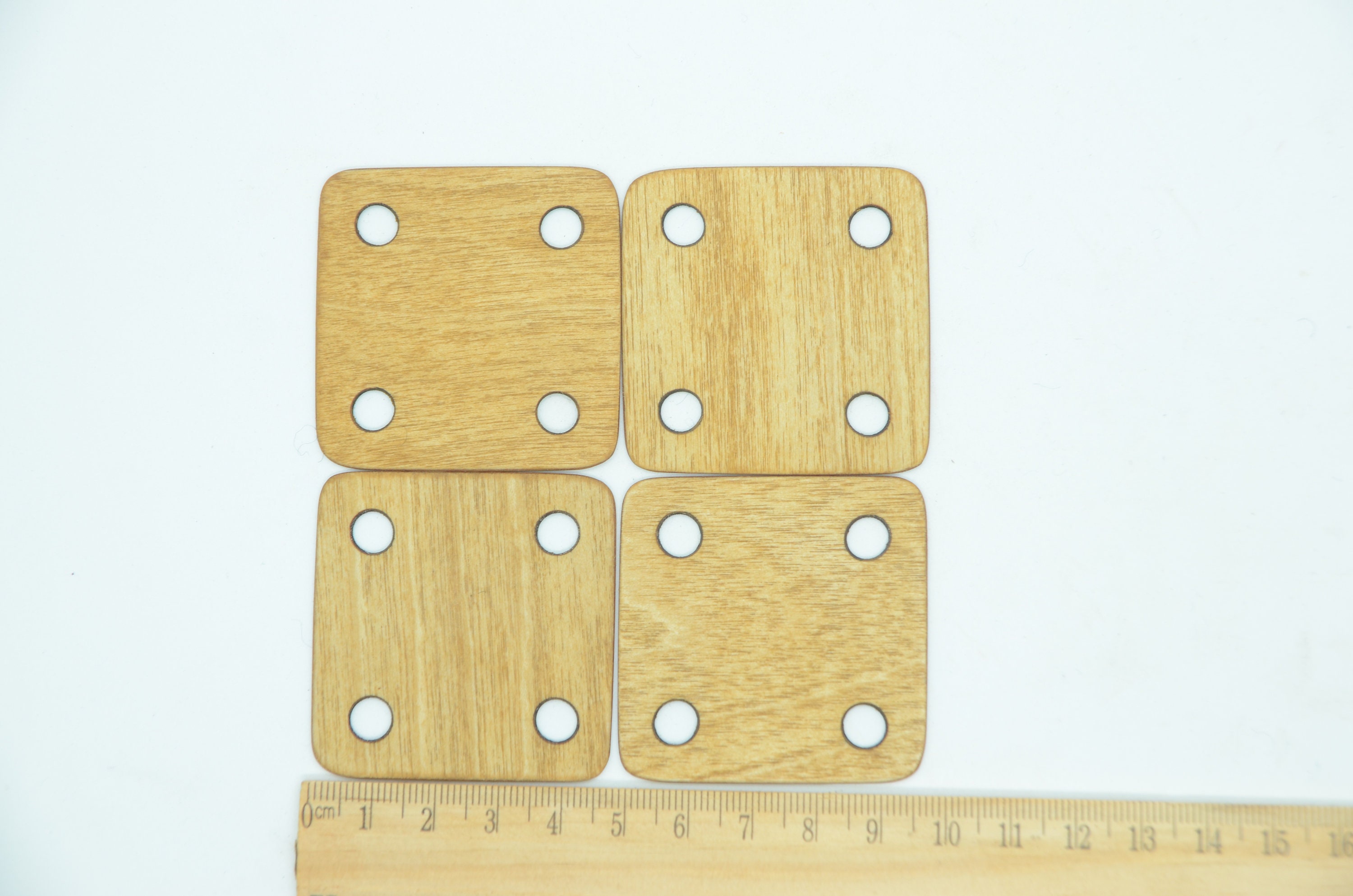 Baltic art Size 5x5cm Medieval art Very thin weaving tablets Card weaving tablets Reenactment Tablet weaving 0,8 mm thickness