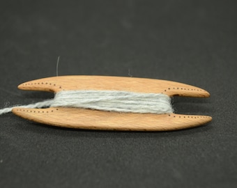 Brettchenwebschiffchen / Handgewebtes Webschiffchen / Hartholz / Kartenweben / Mittelalterliches Handwerk / Wikingerkunst /