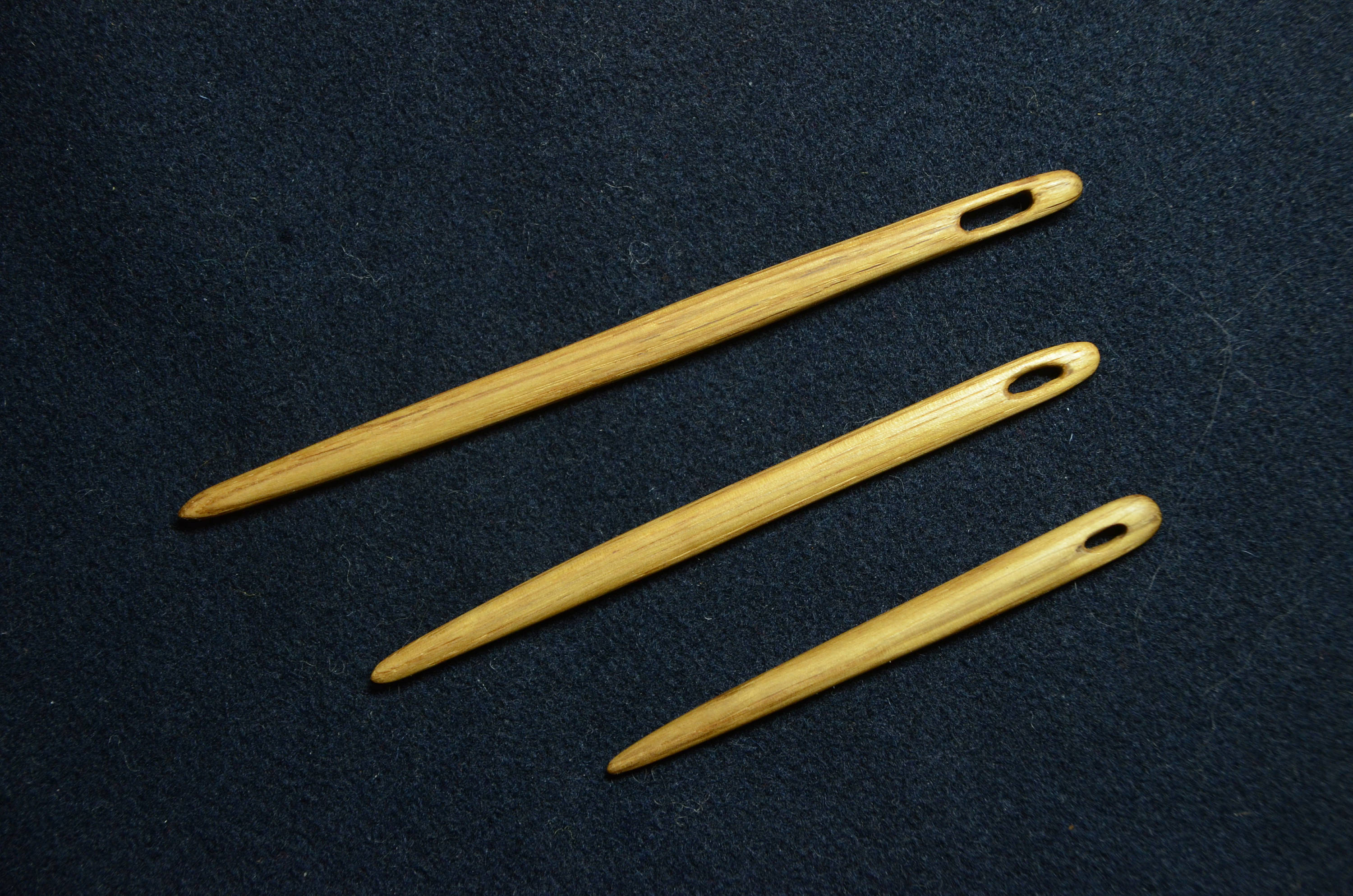 Oak Wood Nalbinding Needles / Handcarved Wooden Naalbinding Etsy