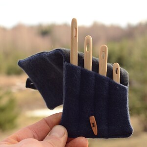 Nalbindin needles, Needles for weaving, Naalbinding, Wooden needles with case, Viking weaving, Medieval art, Ethno craft, Baltic weaving