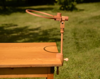 Stickrahmen-Halter-Ständer - Verstellbarer Kreuzstich-Lap-Ständer, Klemmtisch-Handrahmen für DIY-Stickerei