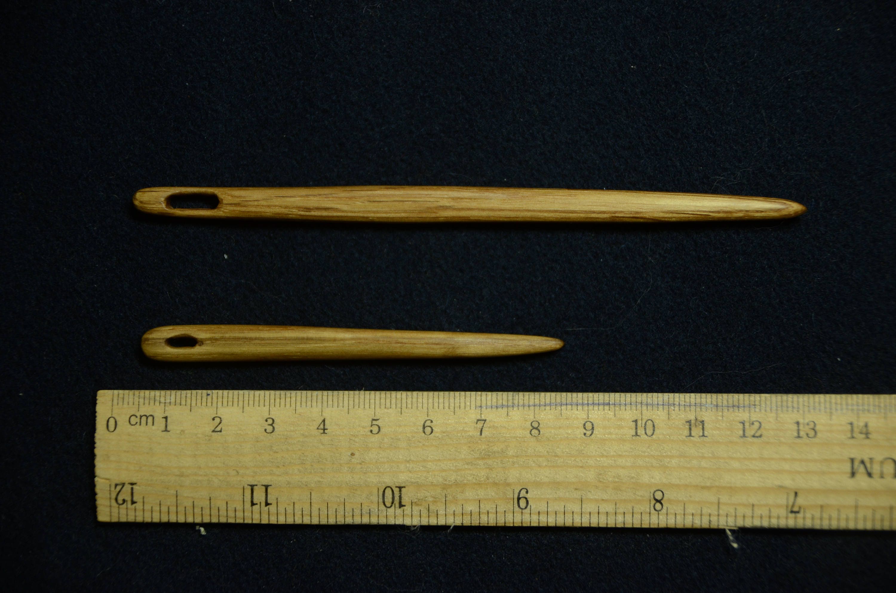 Oaken Nalbinding Needles / Set of 2 Needles / Handcarved Etsy