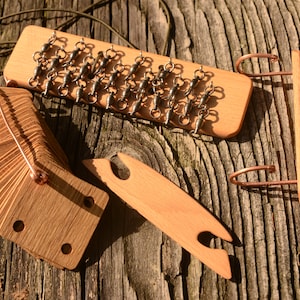 Tablet weaving kit, 24tablets set for weaving,  Card weaving, swivels  for weaving, weaving shuttle, copper pin, tablets for weaving