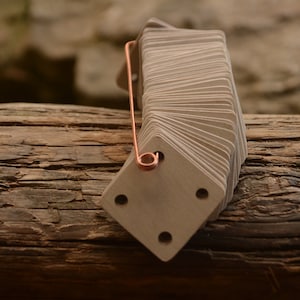 Tabletas para tejer de 0,8 mm, Tarjetas para tejer con tabletas, Tejido con tarjetas, Tabletas para tejer, 5 x 5 cm, Juego de 10-100, Tejido de trenzas, Arte vikingo, Lituania