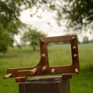 Oaken Inkle loom, Weaving loom,  Table loom, Ethno art, Viking craft, Viking loom, Baltic weaving, Loom for Belt, Strap, Band Weaving, OAK