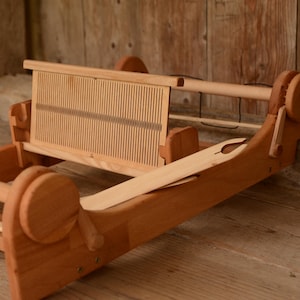 Premium Rigid Heddle Loom – Solid Wood | Fully Assembled | Double Heddle Option | No Plastic