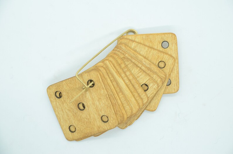 30 Piece Weaving Card Set, Lightweight Portable Tab Produktbild-Vorschau 11