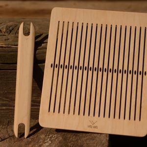Rigid heddle with shuttle,  Bandweaving,  Backstrap loom, Rigid heddle shuttle, Table loom, Viking reenactment, Inkle weaving, Ethno weaving