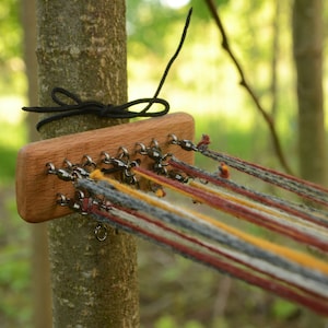 Girevoli per tessitura a tavoletta / Perno di tessitura / Strumento per girare il filo / Tessitura a carda / Tessitura a tavoletta / Tessitura a treccia / per 16 carde di tessitura
