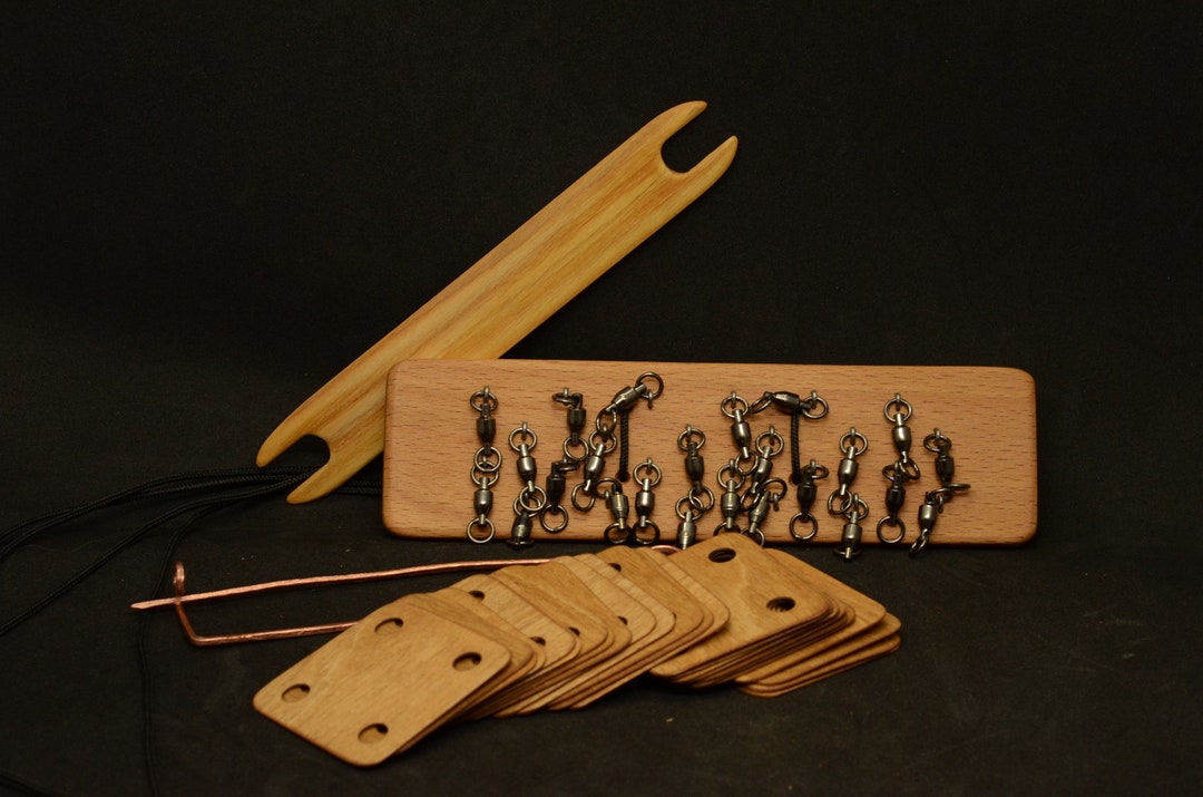 Tablet Weaving Kit, 24tablets Set for Weaving, Card Weaving, Swivels
