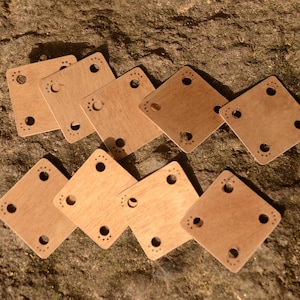 Supertunna vävkort – 0,8 mm plywood – handgjorda och hållbara