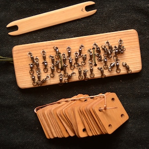 Kit de tissage de tablettes, jeu de 38 comprimés pour le tissage, tissage de cartes, émerillons pour le tissage, navette de tissage, épingle en cuivre, comprimés pour le tissage