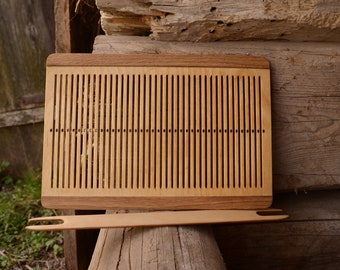 Rigide Heddle Weaving Loom avec navette / Planche à tisser /Tissage Backstrap / Tissage d’encre / Métier à tisser Backstrap / Viking artisanat / Tissage bande