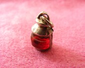 C) Vintage Sterling Silver Charm Ships Port lantern