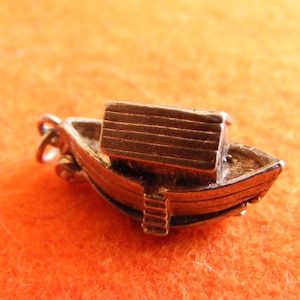 Vintage Sterling Silver Charm Charms Noah&#39;s Ark opens to the animals (J)