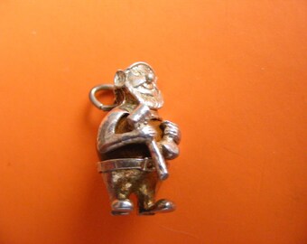 I) Nuvo Vintage Sterling Silver Charm Charms Touch Wood Gnome