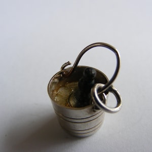 Vintage Sterling Silver Charm Charms Champagne in a Ice Bucket GJLTD (C)