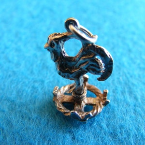 L) Vintage Sterling Silver Charm Rooster Wind or Weather Vane
