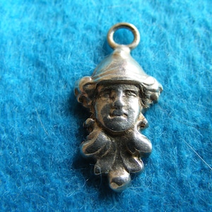 L) Rare Vintage Sterling Silver Charm Charms Young Man