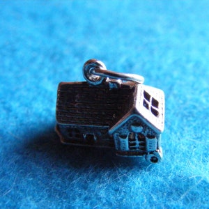 G) Vintage Silver Charm Charms Blacksmith opens to an anvil