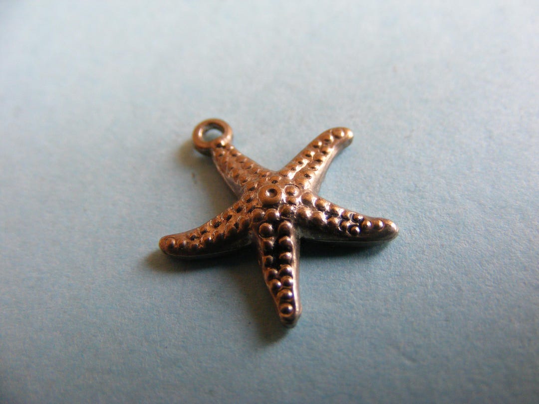 Vintage Sterling Silver Charm Starfish Charms 925 Pendant (S) - Etsy