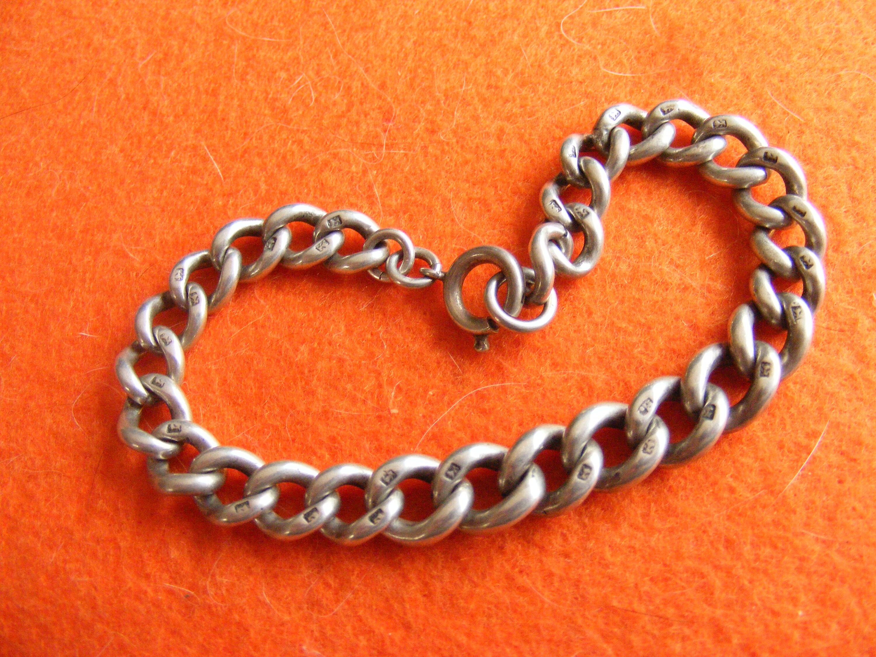 VINTAGE TIFFANY & CO. Circle Link Bracelet Sterling Silver