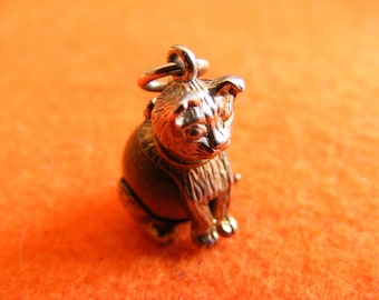 WW1 Fumsup Good Luck Charm. Silver and Wood 'touch Wood' Lucky