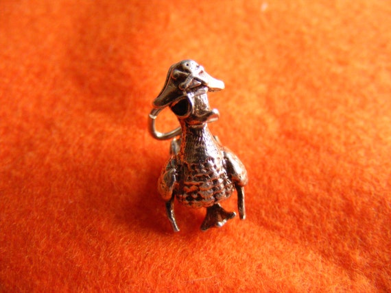 P) RARE Nuvo Vintage Sterling Silver Charm Pirate… - image 4