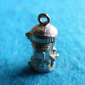 F) Vintage Sterling Silver Charm Charms Post Box opens Mail Box